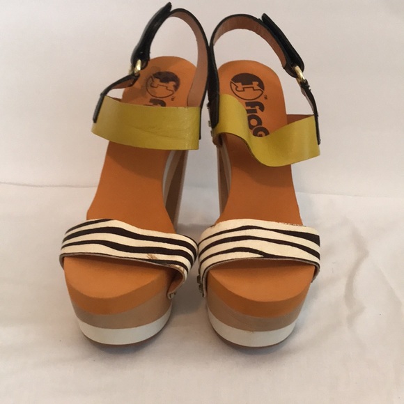 Flogg Platform leopard print sandals - Picture 3 of 5